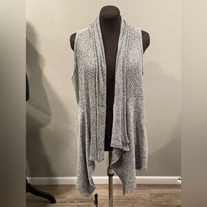 Forever 21 Plus Heathered Tunic Length Sweater Vest